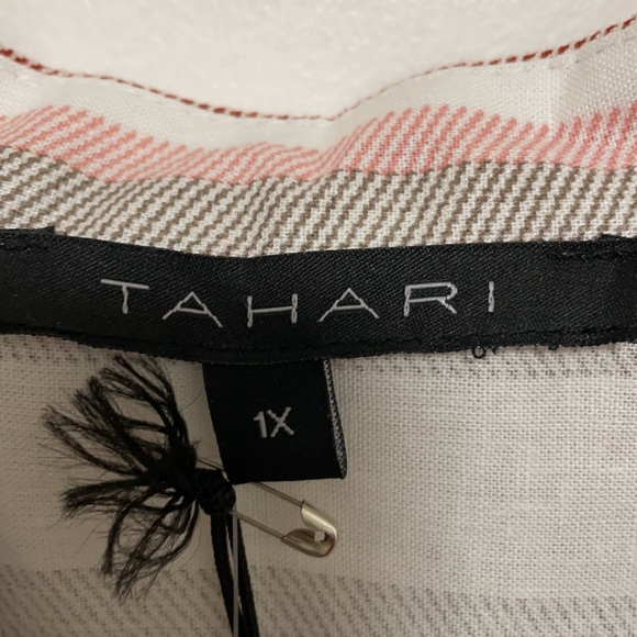 NWT Earth Tones Top by Tahari size 1X - Picture 8 of 12